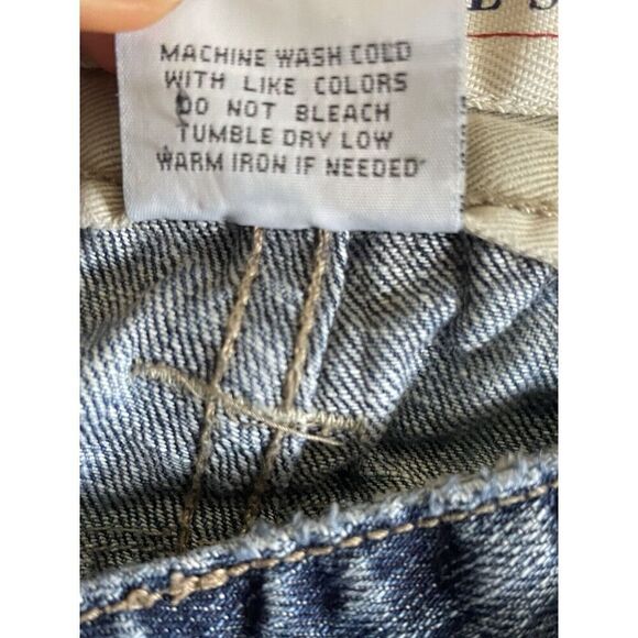 Maurices Womens 7/8 Blue Flare Jeans Middle Rise Great Condition 100% Cotton - Picture 9 of 9